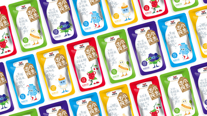 先行品牌純貨奶制品包裝設計：融合創新與品質的視覺表達